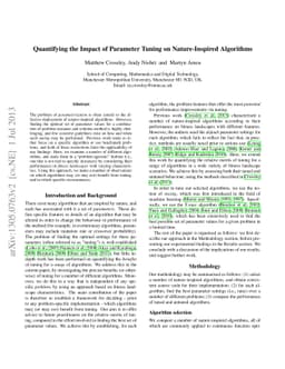 Quantifying the Impact of Parameter Tuning on Nature-Inspired Algorithms