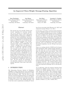 An Improved Three-Weight Message-Passing Algorithm