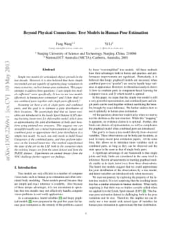 Beyond Physical Connections: Tree Models in Human Pose Estimation