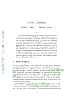 Copula Calibration