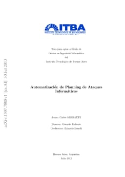 Automated Attack Planning