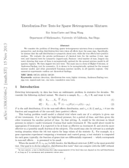 Distribution-Free Tests for Sparse Heterogeneous Mixtures