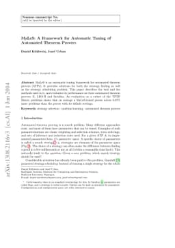 MaLeS: A Framework for Automatic Tuning of Automated Theorem Provers