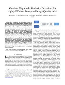Gradient Magnitude Similarity Deviation: A Highly Efficient Perceptual
  Image Quality Index