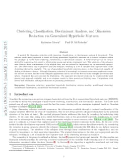 Clustering, Classification, Discriminant Analysis, and Dimension
  Reduction via Generalized Hyperbolic Mixtures
