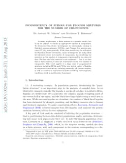 Inconsistency of Pitman-Yor process mixtures for the number of
  components