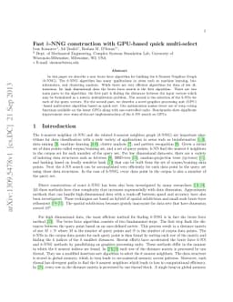 Fast $k$-NNG construction with GPU-based quick multi-select