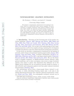 Nonparametric graphon estimation