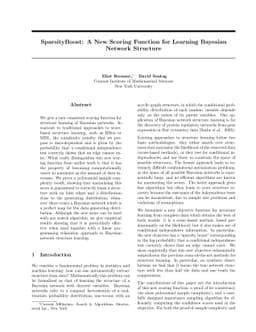 SparsityBoost: A New Scoring Function for Learning Bayesian Network
  Structure