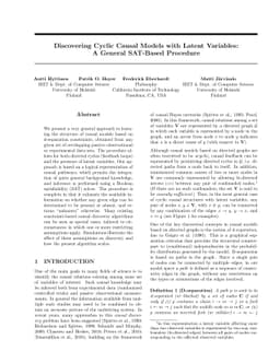Discovering Cyclic Causal Models with Latent Variables: A General
  SAT-Based Procedure