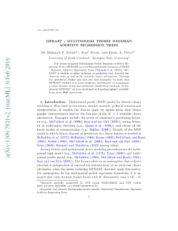 MPBART - Multinomial Probit Bayesian Additive Regression Trees