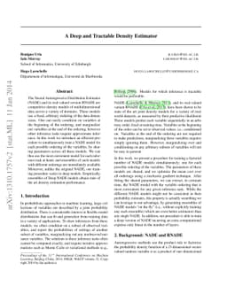 A Deep and Tractable Density Estimator