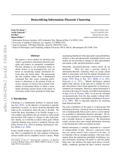 Demystifying Information-Theoretic Clustering
