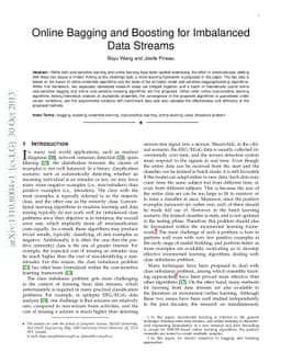 Online Ensemble Learning for Imbalanced Data Streams