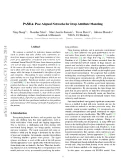 PANDA: Pose Aligned Networks for Deep Attribute Modeling