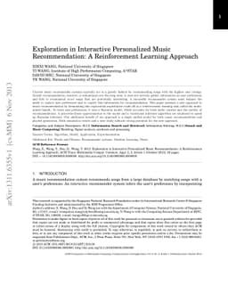 Exploration in Interactive Personalized Music Recommendation: A
  Reinforcement Learning Approach