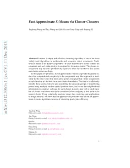 Fast Approximate $K$-Means via Cluster Closures