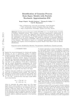 Identification of Gaussian Process State-Space Models with Particle
  Stochastic Approximation EM