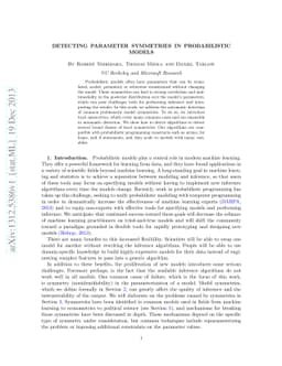 Detecting Parameter Symmetries in Probabilistic Models