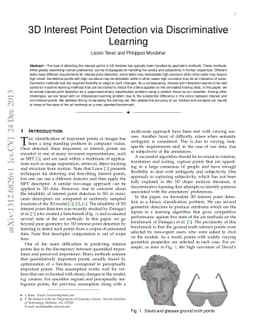 3D Interest Point Detection via Discriminative Learning