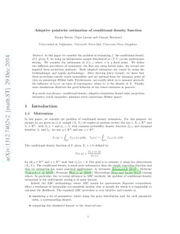 Adaptive pointwise estimation of conditional density function