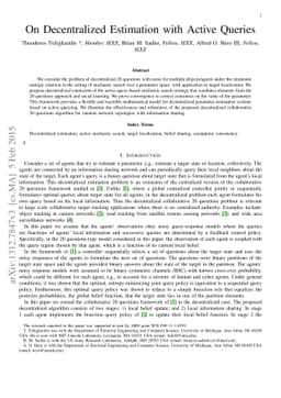 On Decentralized Estimation with Active Queries