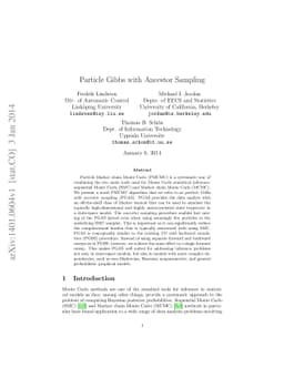 Particle Gibbs with Ancestor Sampling