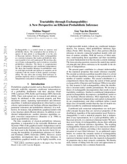 Tractability through Exchangeability: A New Perspective on Efficient
  Probabilistic Inference