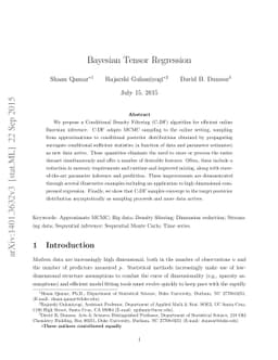 Bayesian Conditional Density Filtering