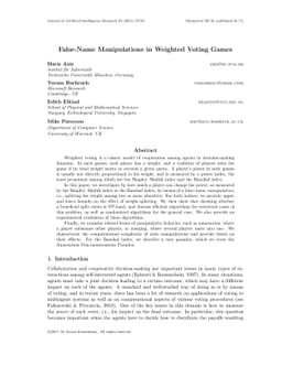 False-Name Manipulations in Weighted Voting Games