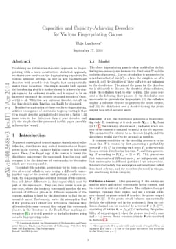 Capacities and Capacity-Achieving Decoders for Various Fingerprinting
  Games
