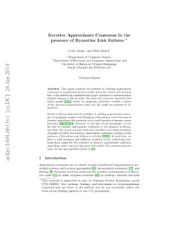 Iterative Approximate Consensus in the presence of Byzantine Link
  Failures