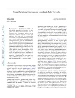 Neural Variational Inference and Learning in Belief Networks