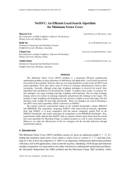 NuMVC: An Efficient Local Search Algorithm for Minimum Vertex Cover