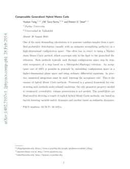 Compressible Generalized Hybrid Monte Carlo