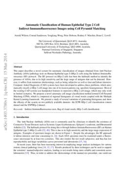 Automatic Classification of Human Epithelial Type 2 Cell Indirect
  Immunofluorescence Images using Cell Pyramid Matching