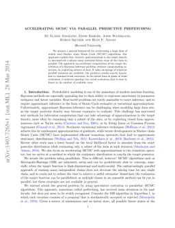 Accelerating MCMC via Parallel Predictive Prefetching