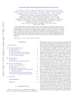 Understanding Machine-learned Density Functionals