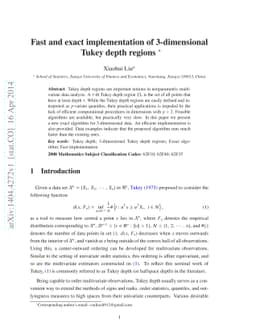 Fast and exact implementation of 3-dimensional Tukey depth regions
