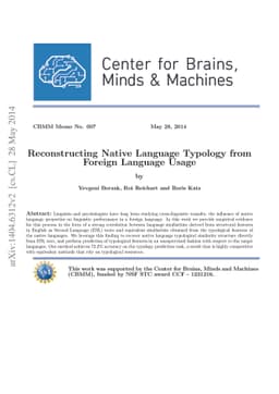 Reconstructing Native Language Typology from Foreign Language Usage