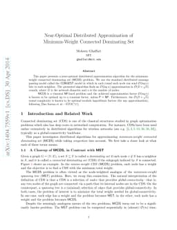 Near-Optimal Distributed Approximation of Minimum-Weight Connected
  Dominating Set