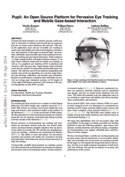 Pupil: An Open Source Platform for Pervasive Eye Tracking and Mobile
  Gaze-based Interaction