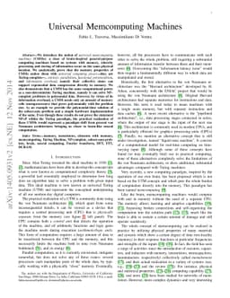 Universal Memcomputing Machines