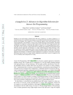 claspfolio 2: Advances in Algorithm Selection for Answer Set Programming