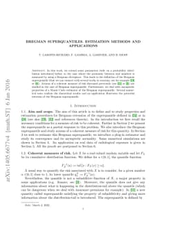 Bregman superquantiles. Estimation methods and applications