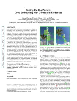Seeing the Big Picture: Deep Embedding with Contextual Evidences