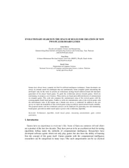 Evolutionary Search in the Space of Rules for Creation of New Two-Player
  Board Games