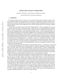 Freeze-Thaw Bayesian Optimization