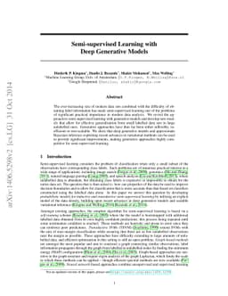 Semi-Supervised Learning with Deep Generative Models