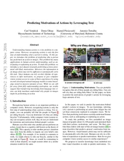 Predicting Motivations of Actions by Leveraging Text